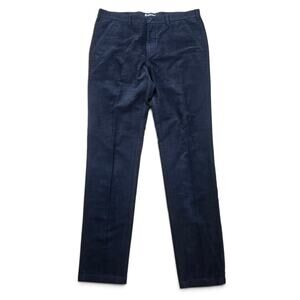 BARBOUR Trousers Men's 34x34 Navy Straight Leg Regular Fit British Country Pants